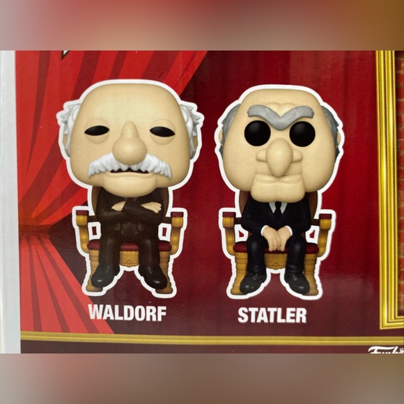 Funko POP! The Muppets WALDORF & STATLER Critics 2-PACK NEW NRFB! - Picture 7 of 8
